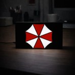 Gişe Arts Masa Lambası - Umbrella Corporation Logo Adaptörlü Dekoratif & Hediyelik Lamba