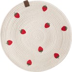 Mudo Home FRUITY GARDEN YUVARLAK AMERİKAN SERVİSİ 35 CM ÇİLEK