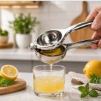 Senz Paslanmaz Çelik Kaplama Limon ve Narenciye Sıkacağı