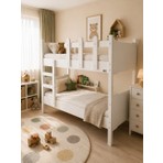Patiko Çift Katlı Ikiye Ayrılabilir Lüks Ranza (90X190) %100 MDF