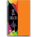 U-Deep A4 Büyük Boy 9 Konulu 6 Kareli + 3 Çizgili Ayraçlı Spiralli Plastik Kapaklı Defter 225 Yaprak