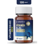 Erbatab D3K2 120 Tablet – Vitamin D3 1000 IU ve Vitamin K2 25 mcg Takviye Edici Gıda