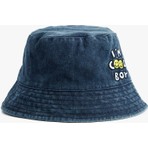 Koton Nakış Detaylı Jean Bucket Şapka