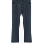 Koton Beli Lastikli Düğmeli Viskon Basic Pantolon