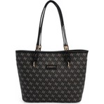 Silver & Polo Silver Polo Füme - Siyah Monogram Kadın Omuz Çantası SP1282