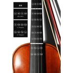 Happypotam 4/4 Tam Boy Keman-Nota-Etiket-Kolay Öğrenme-Sticker-Klavye-Çıkartma-Violin-Keman Aksesuar
