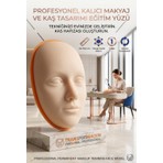 Transformacion 3D Kalıcı Makyaj Pratik Yüzü, Silikon Microblading Kaş Dudak Eğitim Mankeni 723165