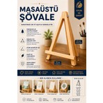 O&S Mini Masaüstü Şövale, Hafif ve Taşınabilir Resim Sehpası