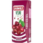 Dimes 200 ml x 27 Adet Vişne Nektarı Meyve Suyu Aromasıyla Türkiye Menşeli
