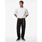 Koton Regular Fit Kısa Kollu Basic Tişört Erkek Bisiklet Yaka Pamuklu Günlük Stil Beyaz Renk