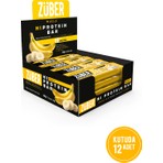 Züber Muzlu Hi Protein Bar 45G x 12 Adet (15G Protein)