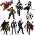 Bsb Avengers Sticker Telefon Laptop Notebook Tablet Defter Matara Stiker Etiket ST768