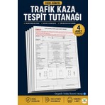 Organik Yolda 4 Adet Otokopili Trafik Kaza Tespit Tutanağı 2026 Güncel | Resmi Format Uyumlu | Pratik ve Hızlı Doldurma