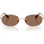 Vogue VO 4342S 84873 55 Kadın Oval Gold Metal Güneş Gözlüğü