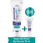 Sensodyne Klinik Beyazlık Güçlü Diş Minesi Diş Macunu 75ML Beyaz Renkli Etkili Temizlik