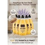 Foşur Foşur By Cem Özkök Lavanta Kokulu Bitkisel Sıvı Arap Sabunu 750 ml 5 Adet Pratik Temizlik Özelliği