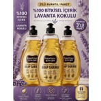 Foşur Foşur By Cem Özkök Lavanta Kokulu Bitkisel Sıvı Arap Sabunu 750 ml 3 Adet Doğal Temizlik ve Ferahlık