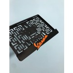3A Dijital 3ADİJİTAL Siyah Turuncu Vespa Motor Plakalık