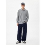 LTB Kısa Kollu Faded Fabric Gri Sweatshırt