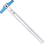 Brons Oynar Başlıklı T Cetvel 75 cm BR-114 Ergonomik Tasarım ile Hassas Ölçüm İçin