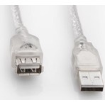 S-Link Sl-Af2005 5 Metre Şeffaf USB 2.0 Uzatma Kablosu Hızlı Veri Aktarımı İçin Uygun