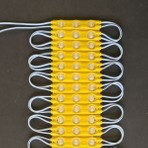 Erbay 10 Adet 12V Turuncu Amber Modül LED - 1,2W 12V Mercekli Dekoratif Şerit Led(Adaptör Olmadan Çalışmaz
