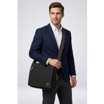 Hakan Çanta GK12 KANVAS POSTACI YAN ÇAPRAZ KÖRÜKLÜ EVRAK DİZÜSTÜ LAPTOP NOTEBOOK MACBOOK TABLET GÜNLÜK KULLANIM