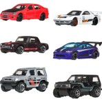 Hot Wheels 1:64 Ölçekli Metal Oyuncak Arabalar, 6'lı Japon Aracı Seti (Stiller Çeşitlilik Gösterebilir) JLB23