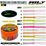 Wily Twitcher Sıvılı Silikon Lrf Yem 55 mm 20 Adetli
