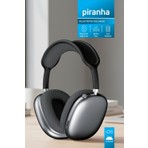 Piranha 2221S  Kablosuz Bluetooth Kulak Üstü Kulaklık Siyah Mikrofonlu Ekstra Bas Özelliği ile