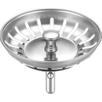 Özbest Çöpmak Paslanmaz Evye Mutfak Lavabo Sifonu | Gider Metal Tıpa Süzgeci