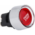 Mega Oto Market Universal Araç Start Stop Butonu Kırmızı LED Işıklı Engine Start Düğmesi