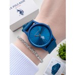 U.S. Polo Assn. U.s.polo Assn Silikon Kordon 3 Atm Suya Dayanıklı Spor Kadın Kol Saati USPA.2089.B03
