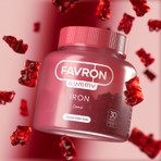 Favron Gummy IRON Demir İçeren Çiğnenebilir Form Takviye Edici Gıda