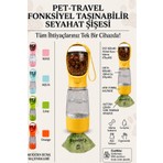 Ego Home 500 ml Taşınabilir Kedi Köpek Suluğu Plastik Çok Renkli Kolay Temizlenir Tasarım