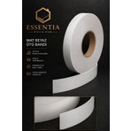 Mobilya Kenar Bant 20 mm x 5 Metre Mat Beyaz Ütü Bantı Melamin Kenar Bandı