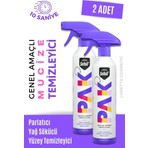 Selsil Pak 500 ml X2 Mucize Köpük Temizleyici Sprey Yağ Sökücü Yüzey Temizleyici Parlatıcı