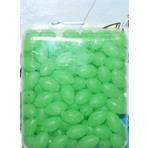 Sasa Fosforlu Oval Yumuşak Boncuk 100 Lü Paket 6X10 mm Yeşil Suni Yem Çeşidi