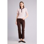 DeFacto %100 Pamuk Crop Flare Fit Yüksek Bel Bilek Boy Jean Pantolon H8501AX26SP