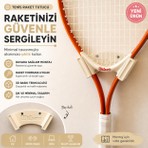 Wilson 3B Duvara Monte Çok Amaçlı Raket Tutacak & Askı Aparatı Plastik Malzeme ile Ergonomik Tasarım