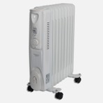Voltomat 2000W Beyaz 9 Dilim Yağlı Radyatör Termostat Kontrollü ve Kontrol Lambalı