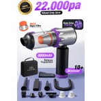Auhma Ahv-29 Kablosuz Araç Süpürgesi 220W 22000PA Güçlü Vakum & Üfleme Özellikli Şarjlı Oto Süpürge