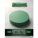 Kent Zımpara 125 mm Cırt  Zımpara  20 Li Paket (600-800-1000-1200-1500 Kum)