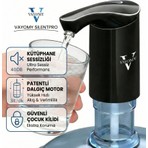 Vayomy SilentPro Sessiz Şarjlı Otomatik Damacana Su Pompası Dalgıç Motor Yüksek Hızlı Dolum Çocuk Kilidi (Bpa Free)