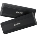 Dark 10Gbps USB 3.2 Gen2 Type-C, Max.8TB M.2 NVMe Uyumlu, 2230/2280 SSD Destekli, Vidasız Montaj&Kolay Kurulum, Alüminyum Type-C Disk Kutusu (DK-AC-DSEM2)