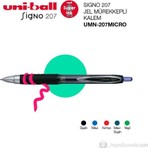 Uni-Ball Uni Jel Kalem 0.5 Mavi Sıgno Umn-207 1 Adet Paslanmaz Çelik Uçlu Kalem