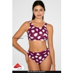 Kom Licha Desenli Mastektomi Bikini