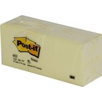 Post-It 653 Sarı Yapışkanlı Not Kağıdı 12'li Paket 38 x 51 Mm Ölçülerle Pratik Kullanım
