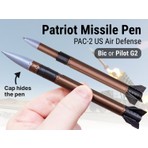 Titrek Toys Patriot Füzesi Tasarımlı Kalem - Patriot Missile Pen (Replika Maket)