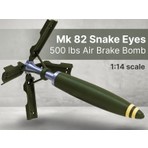 Titrek Toys MK82 500LB Snake Eye Hava Frenli Bomba - MK82 500LB Snake Eye (Replika Maket)